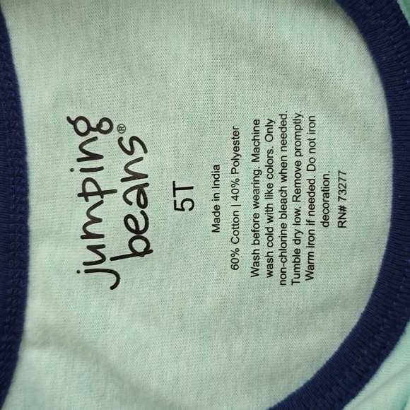 JUMPING BEANS & OKIE DOKIE BOYS BUNDLE OF 2 TANK TOPS & 1 EASTER TEE SIZE 5T - Picture 7 of 8